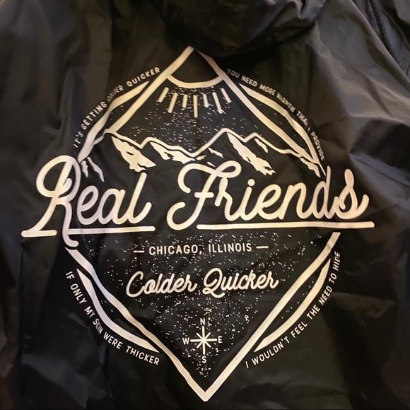 Real Friends band raincoat - Picture 3 of 4